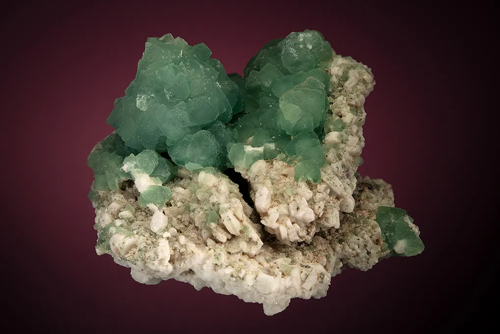 Fluorite on Albite - image 5