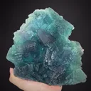 Fluorite on Amazonite - image 1