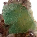 Fluorite on Amethyst - image 3