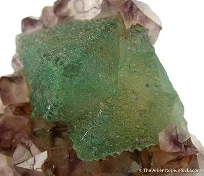Fluorite on Amethyst - image 2