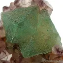 Fluorite on Amethyst - image 2
