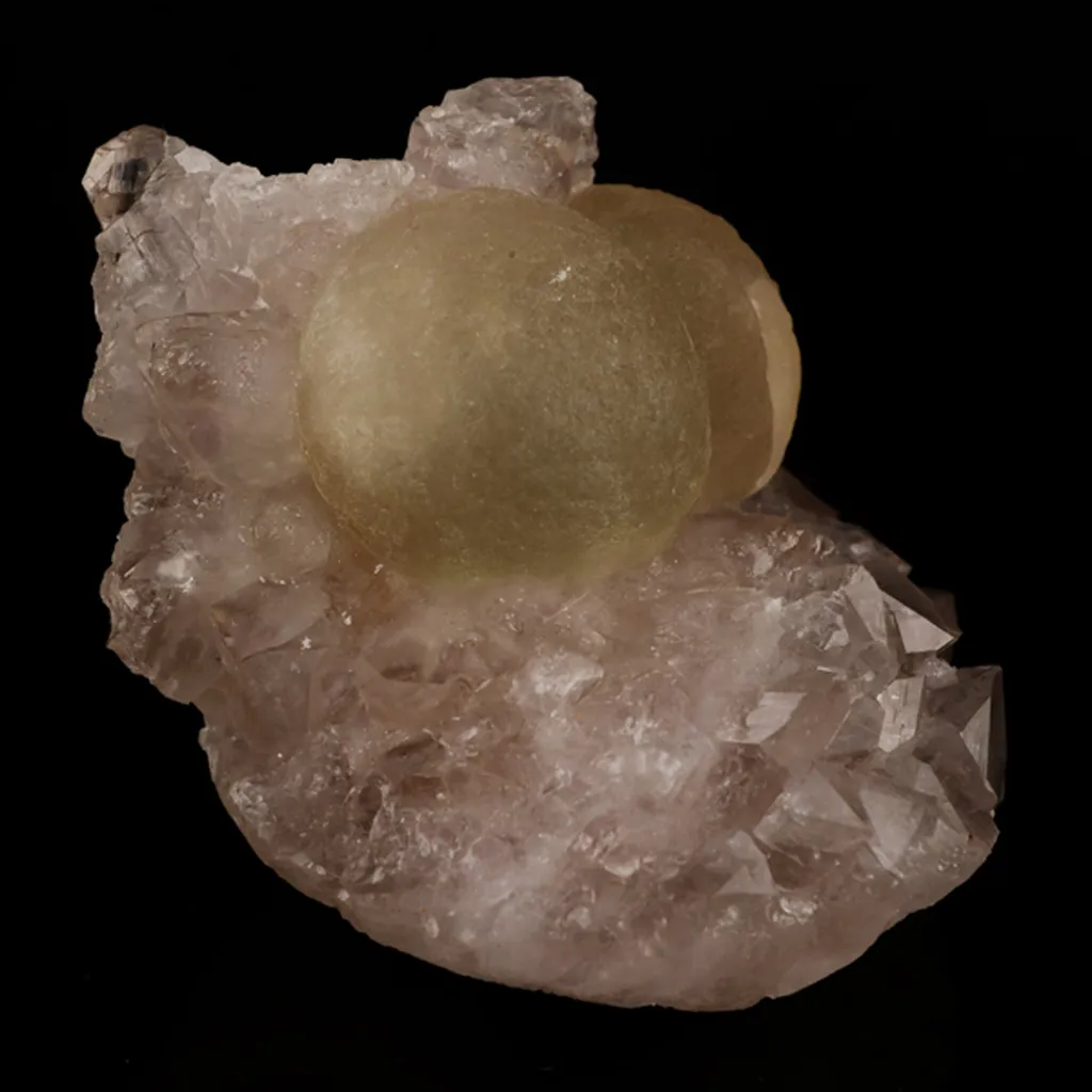 Fluorite on Amethyst Natural Mineral Specimen - image 4