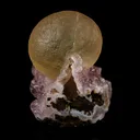 Fluorite on Amethyst Natural Mineral Specimen - image 4