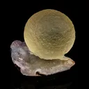 Fluorite on Amethyst Natural Mineral Specimen - image 1