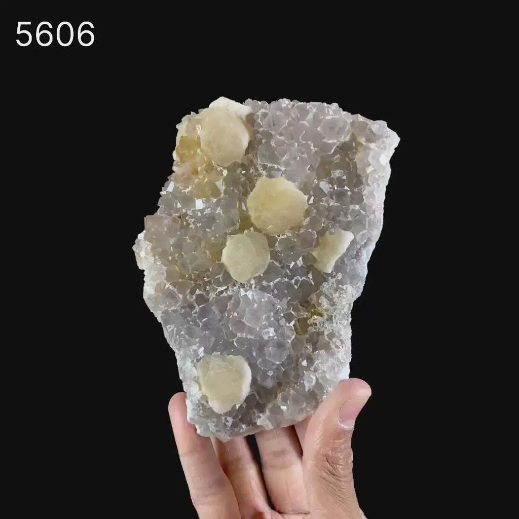 Fluorite on Amethyst Natural Mineral Specimen - image 6