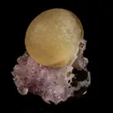 Fluorite on Amethyst Natural Mineral Specimen - image 3