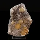 Fluorite on Amethyst Natural Mineral Specimen - image 1
