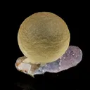 Fluorite on Amethyst Natural Mineral Specimen - image 4