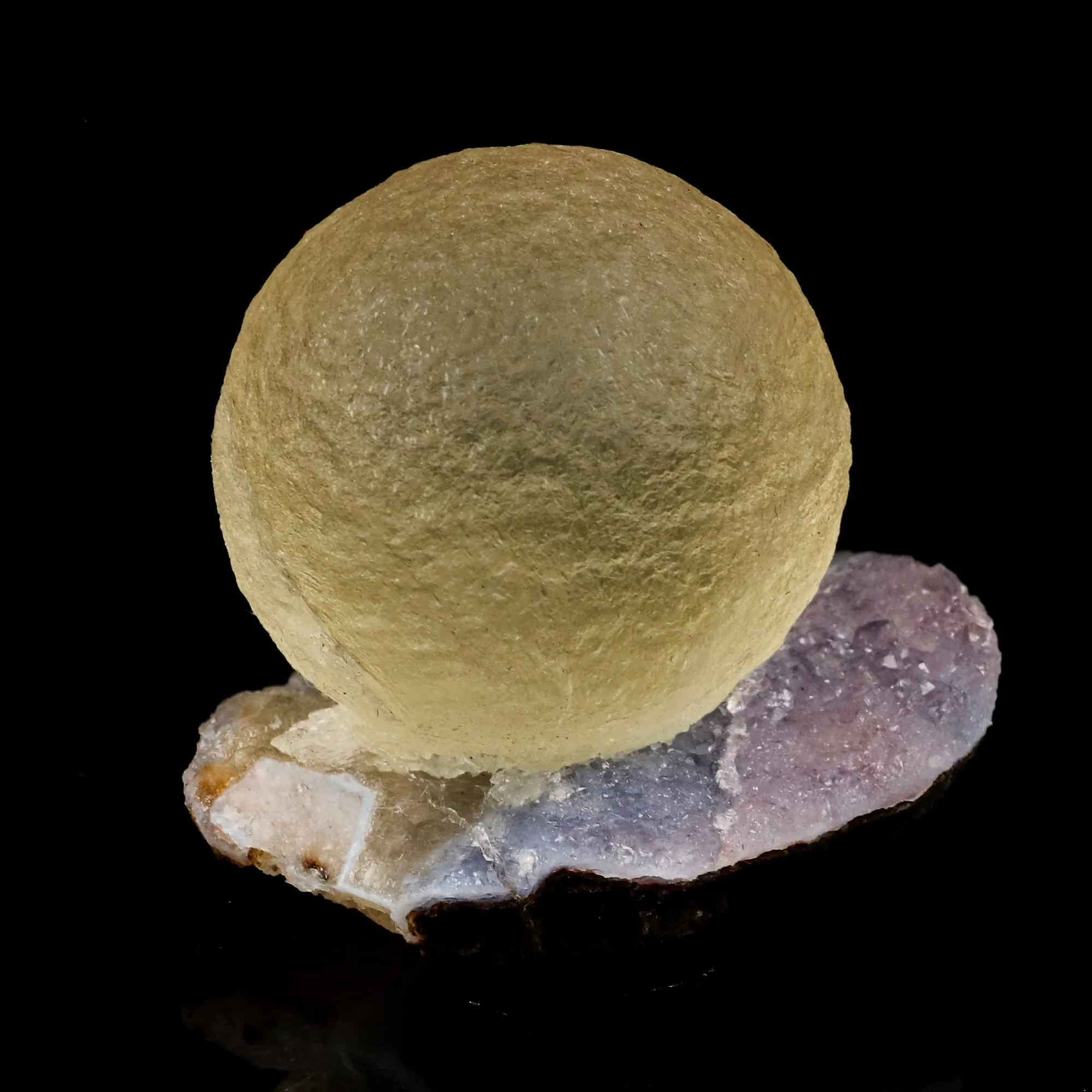 Fluorite on Amethyst Natural Mineral Specimen - image 4