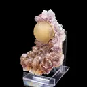 Fluorite on Amethyst Natural Mineral Specimen - image 2