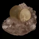 Fluorite on Amethyst Natural Mineral Specimen - image 3