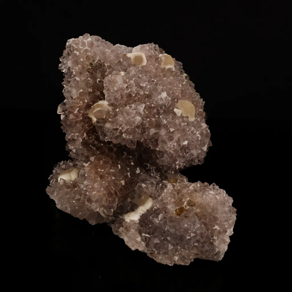 Fluorite on Amethyst Natural Mineral Specimen - image 2