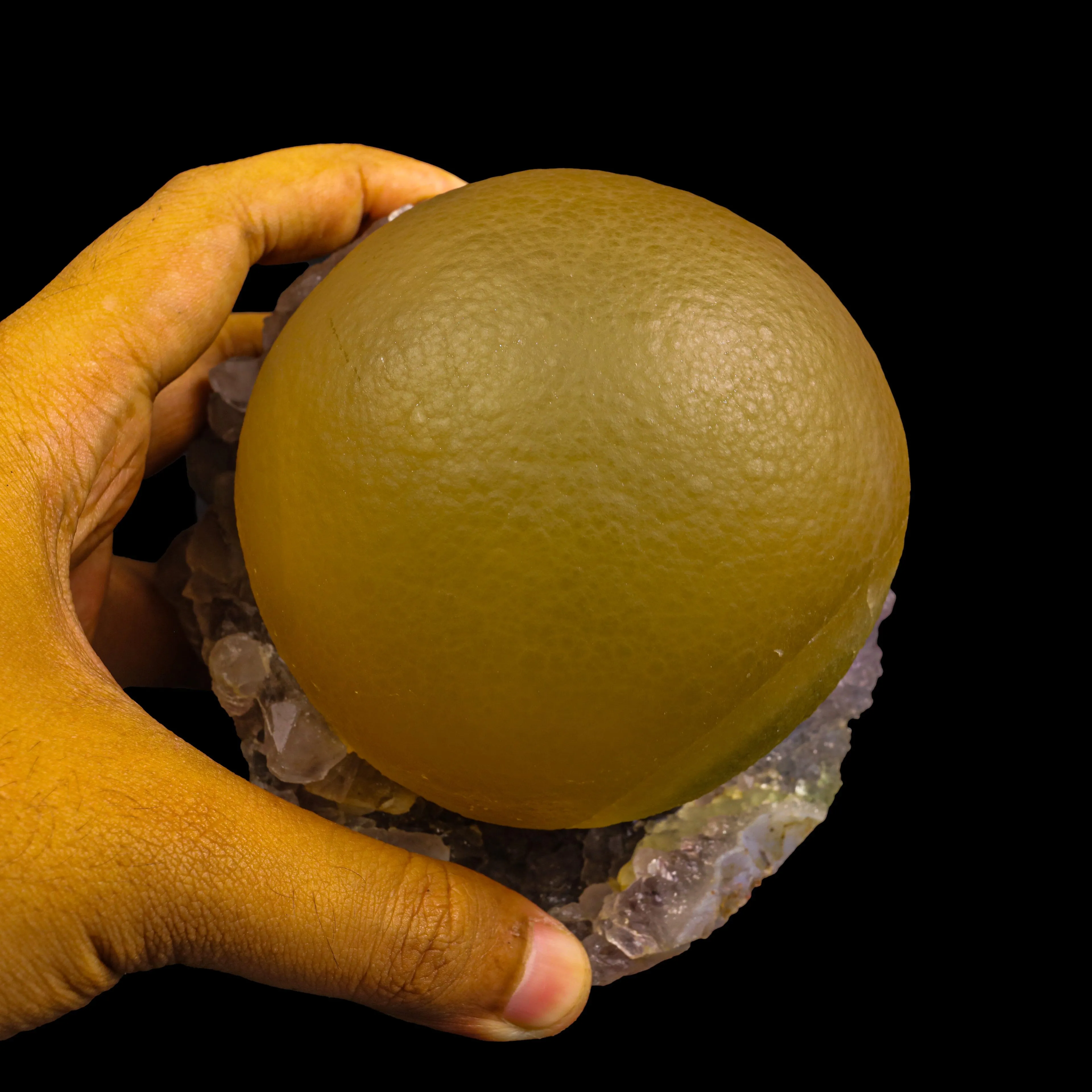 Fluorite On Amethyst Rare Natural mineral Specimen - image 4