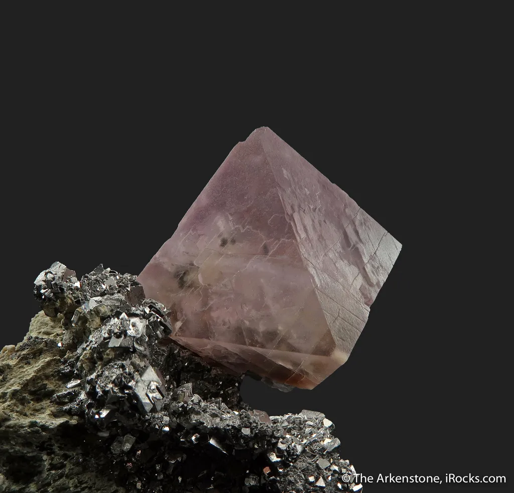 Fluorite on Arsenopyrite - image 2