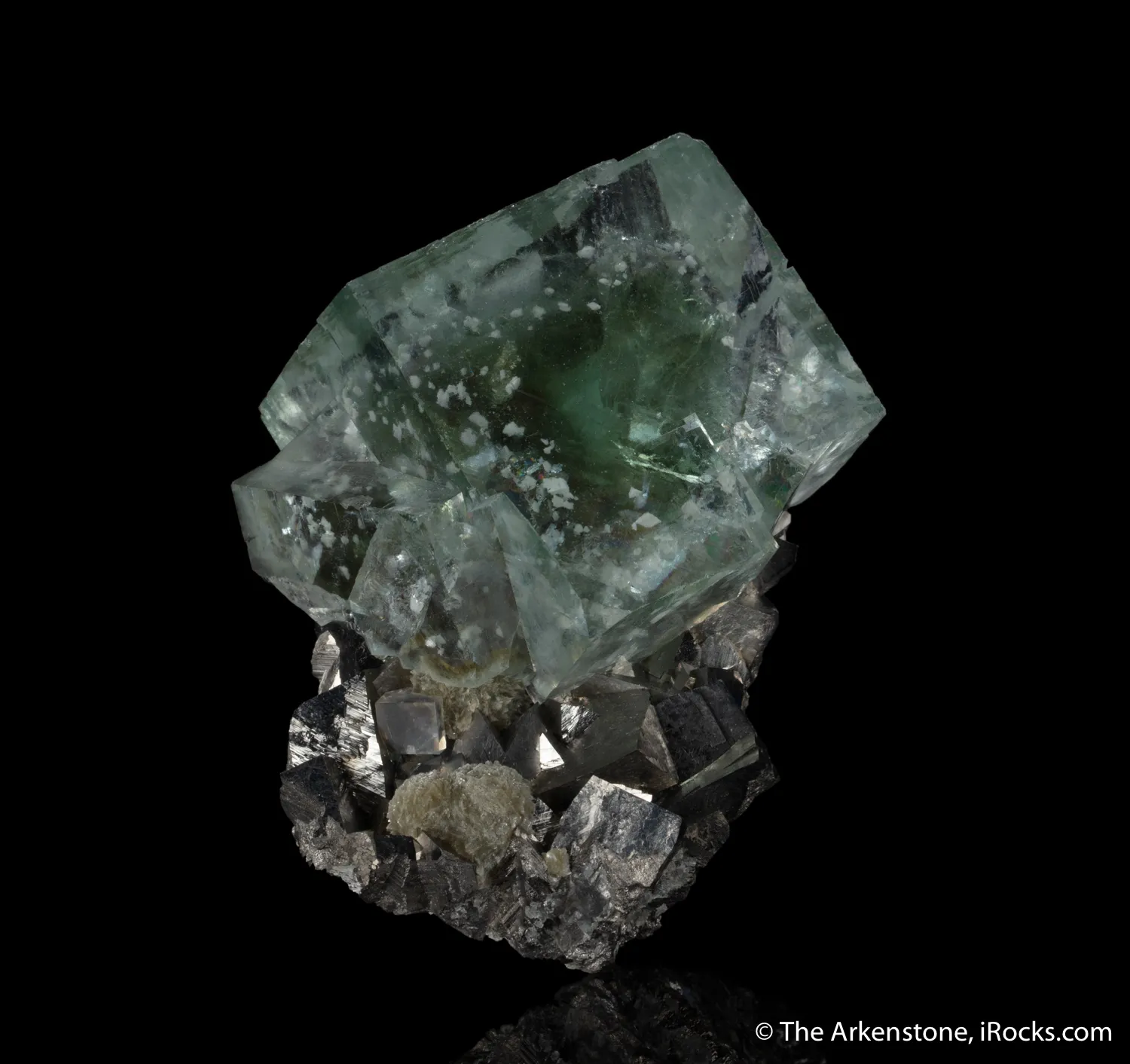Fluorite on Arsenopyrite - image 4