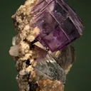 Fluorite on Arsenopyrite - image 3