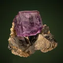 Fluorite on Arsenopyrite - image 1