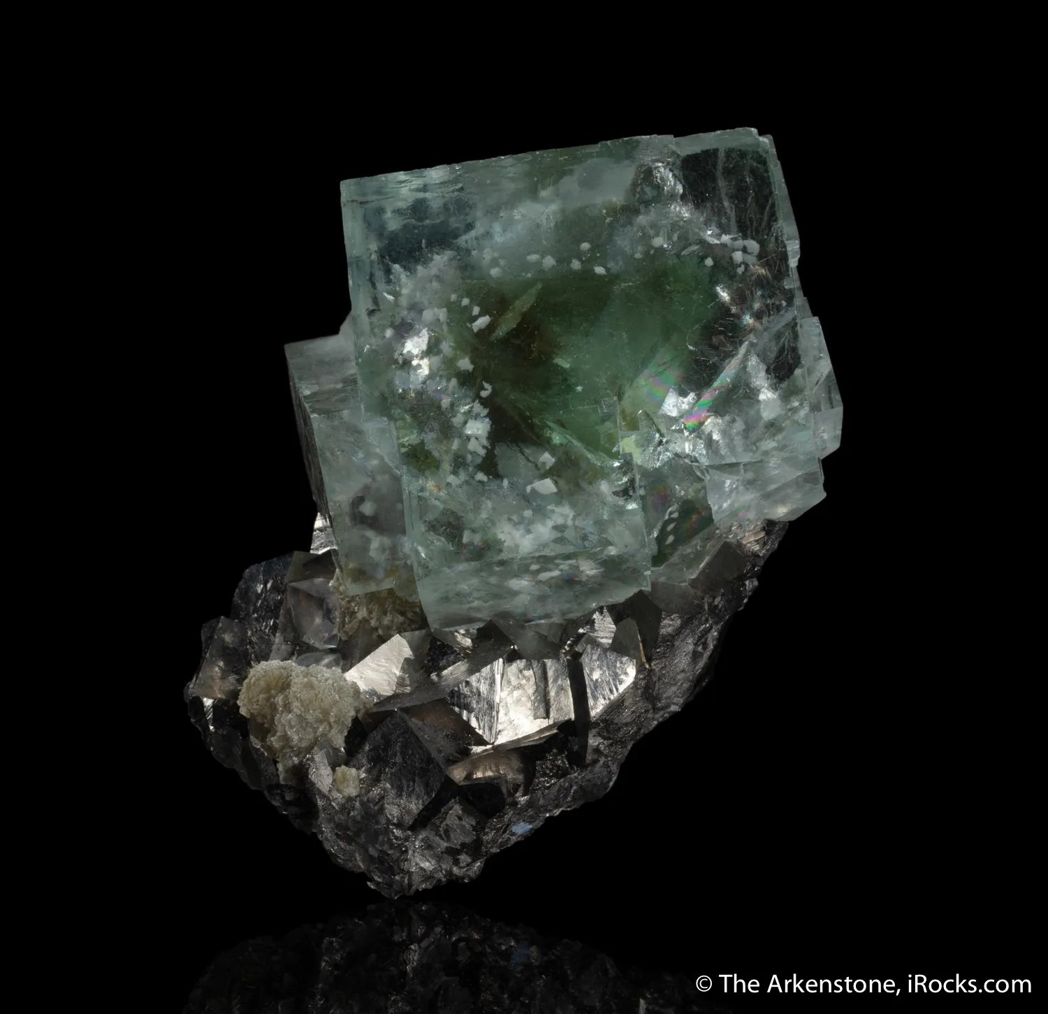 Fluorite on Arsenopyrite - image 3