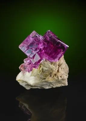 Fluorite on Barite - image 1