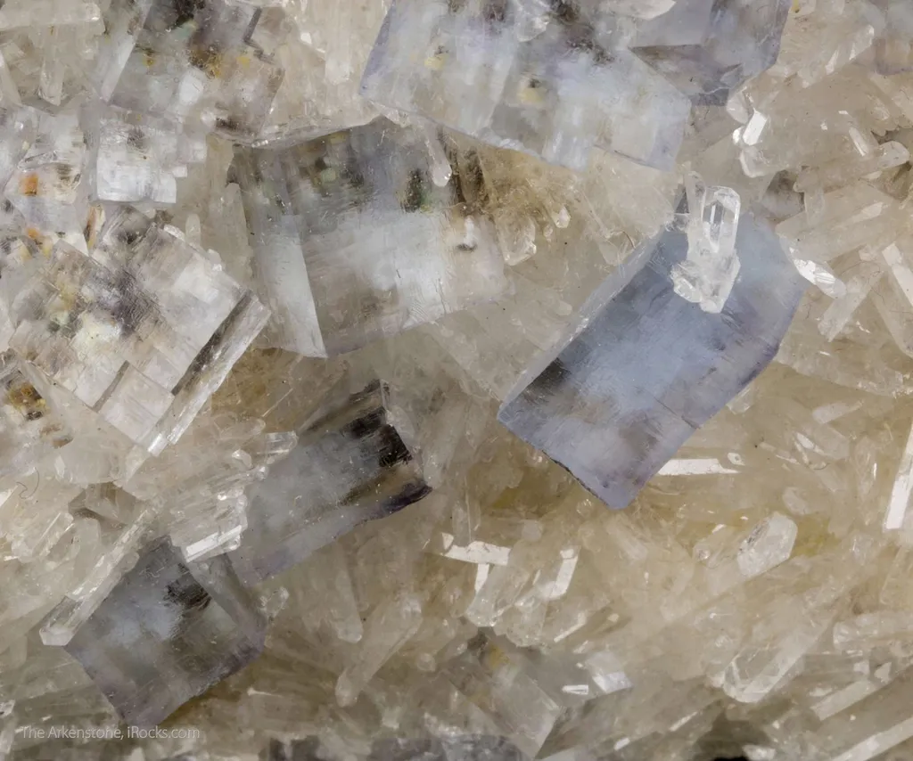 Fluorite on Barite image