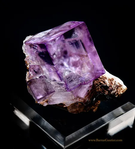 Fluorite on Barite - image 3