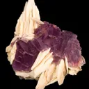 Fluorite on Barite - image 3