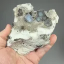 Fluorite on Barite - image 1