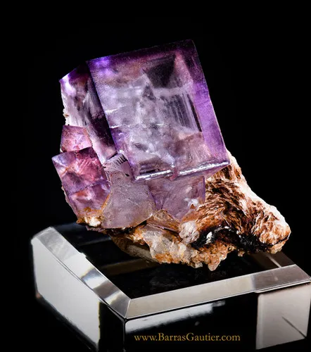Fluorite on Barite - image 2