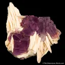 Fluorite on Barite - image 2