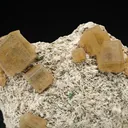 Fluorite on Baryte - image 1