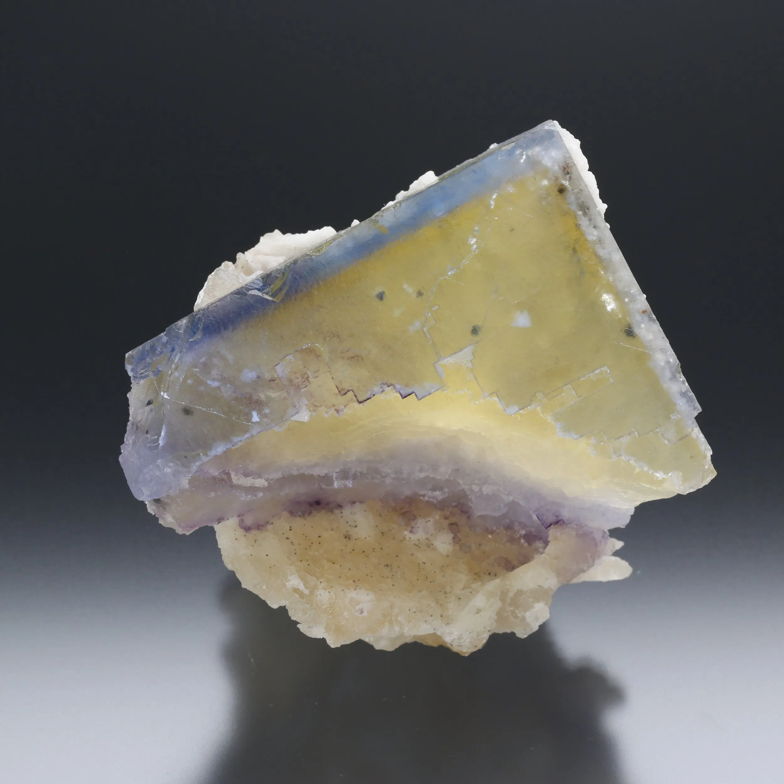 Fluorite on Baryte - image 1