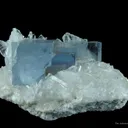 Fluorite on Baryte - image 2