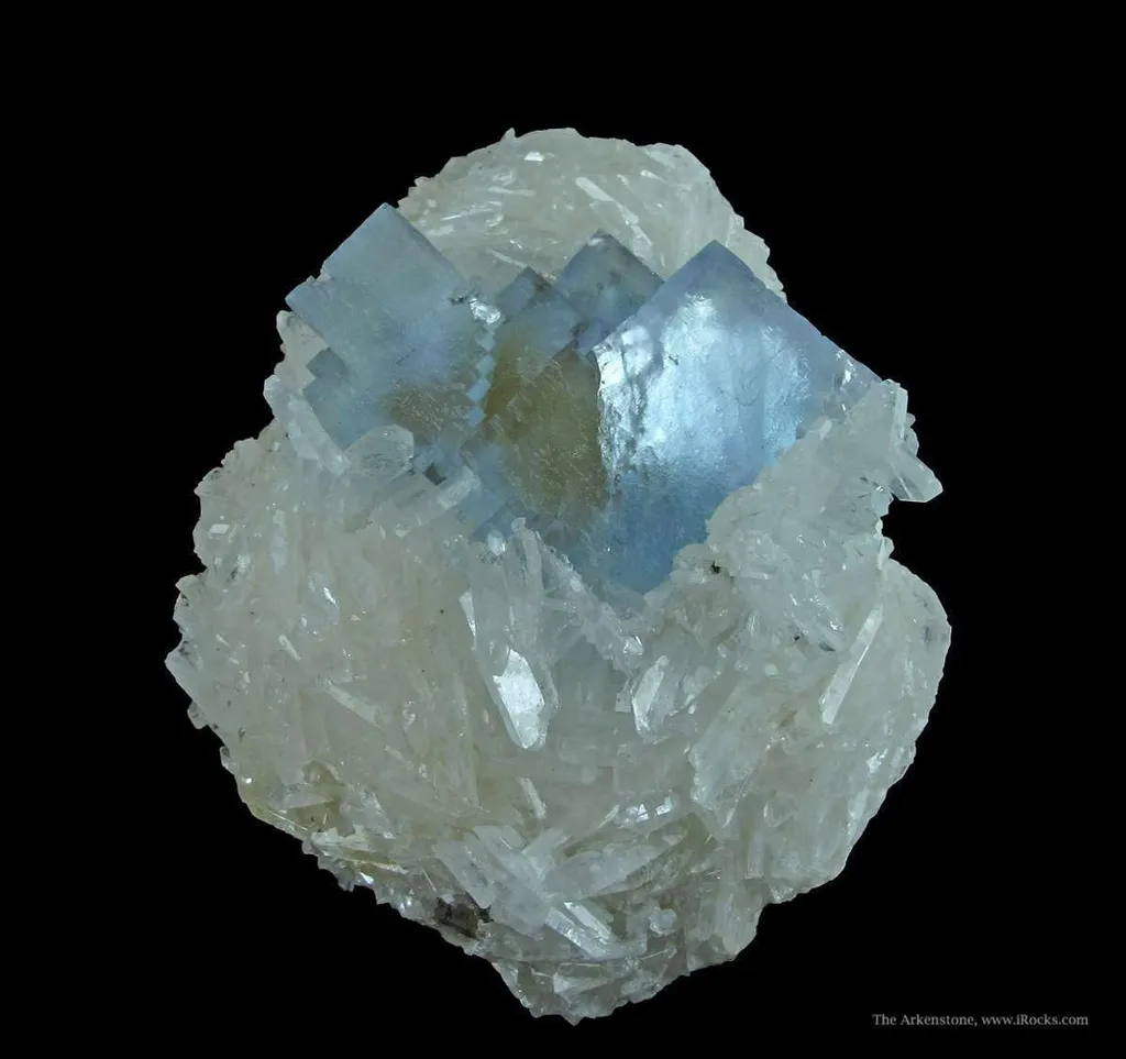 Fluorite on Baryte image