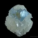 Fluorite on Baryte - image 1