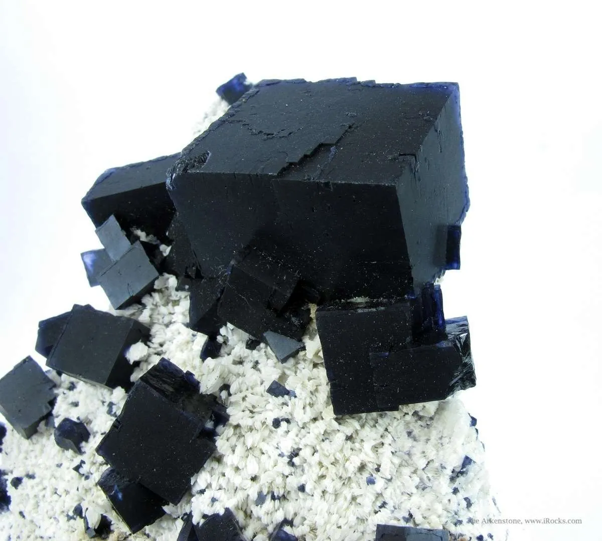 Fluorite on Baryte - image 2