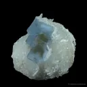 Fluorite on Baryte - image 3