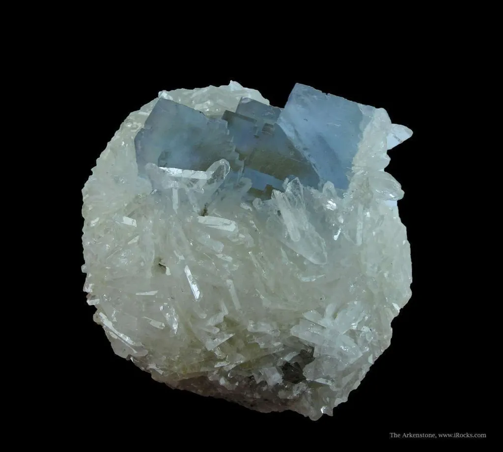 Fluorite on Baryte - image 5