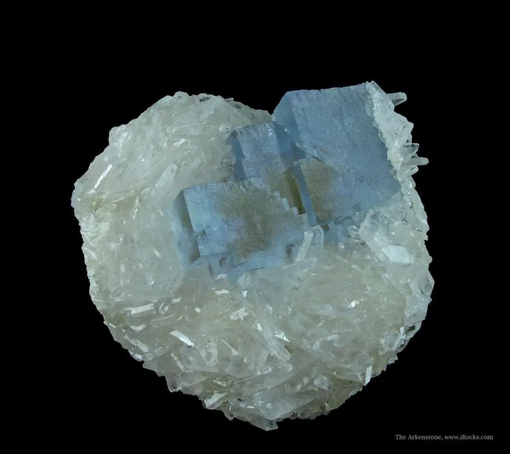 Fluorite on Baryte - image 4