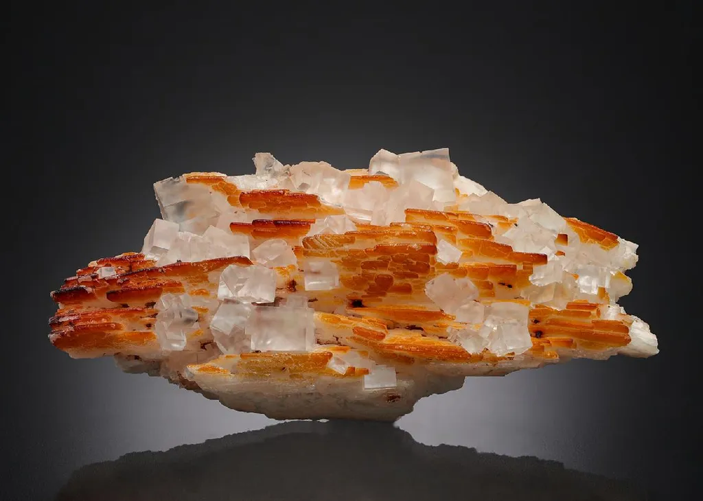 Fluorite on Baryte image