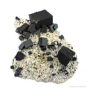 Fluorite on Baryte - image 1