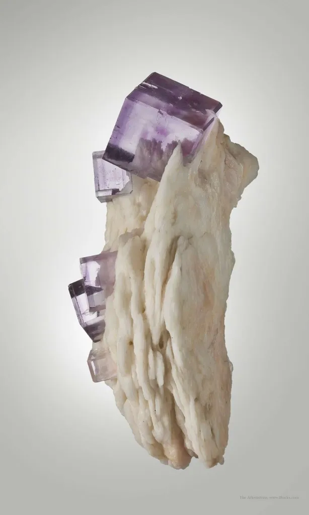 Fluorite on Baryte - image 4