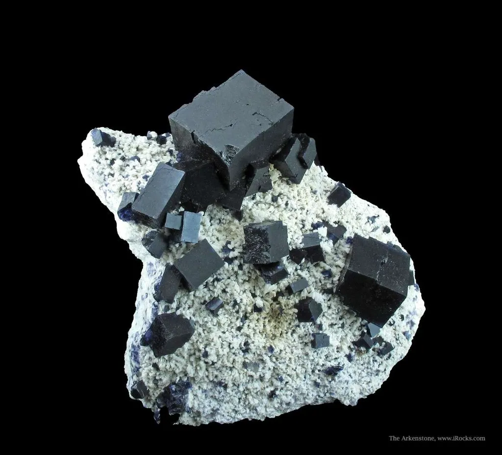 Fluorite on Baryte - image 5