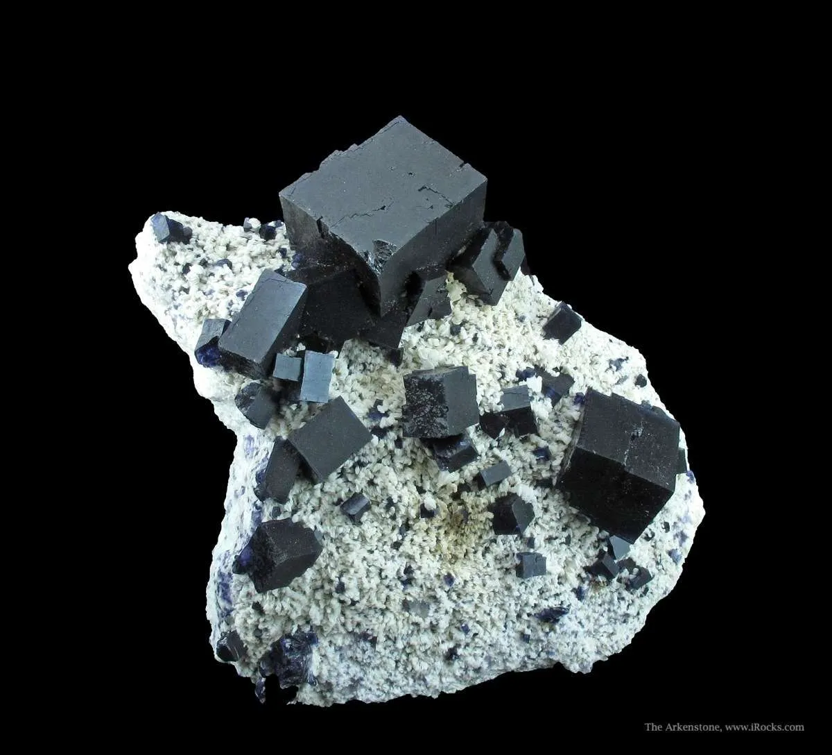 Fluorite on Baryte - image 5