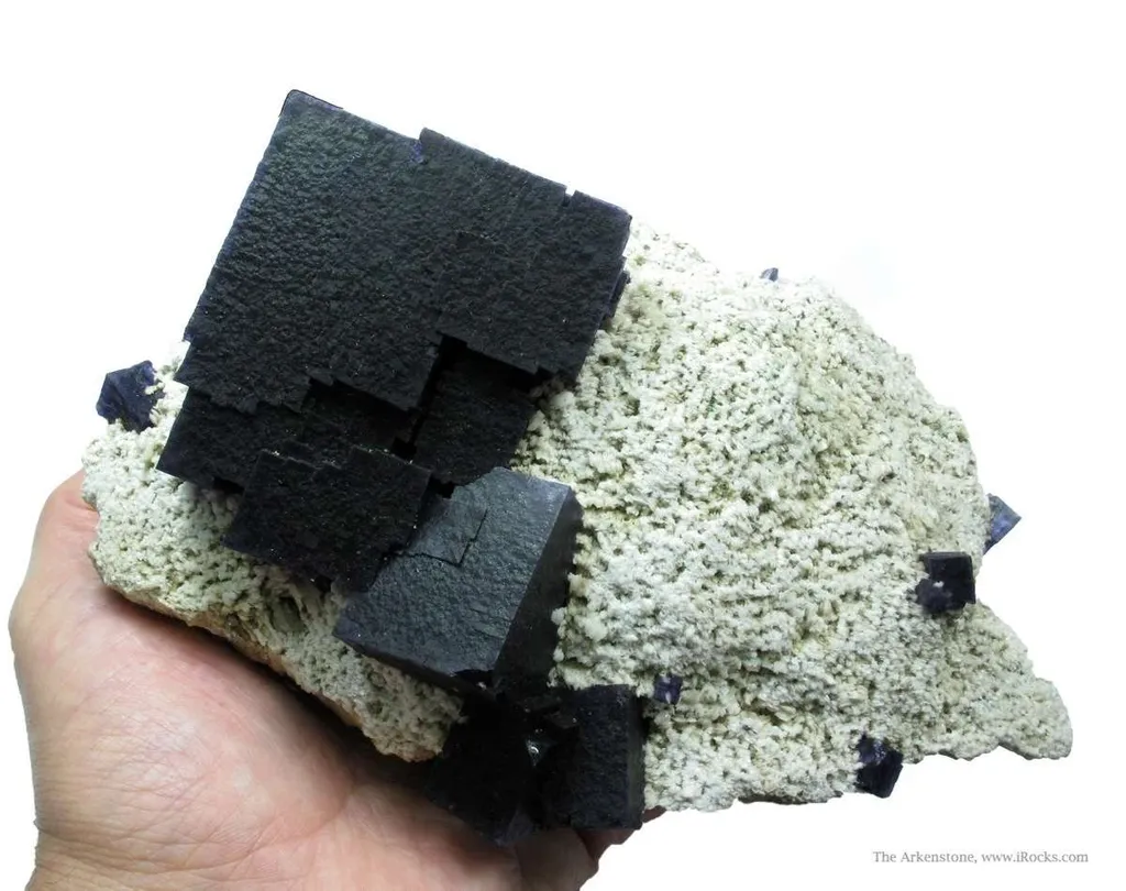 Fluorite on Baryte image