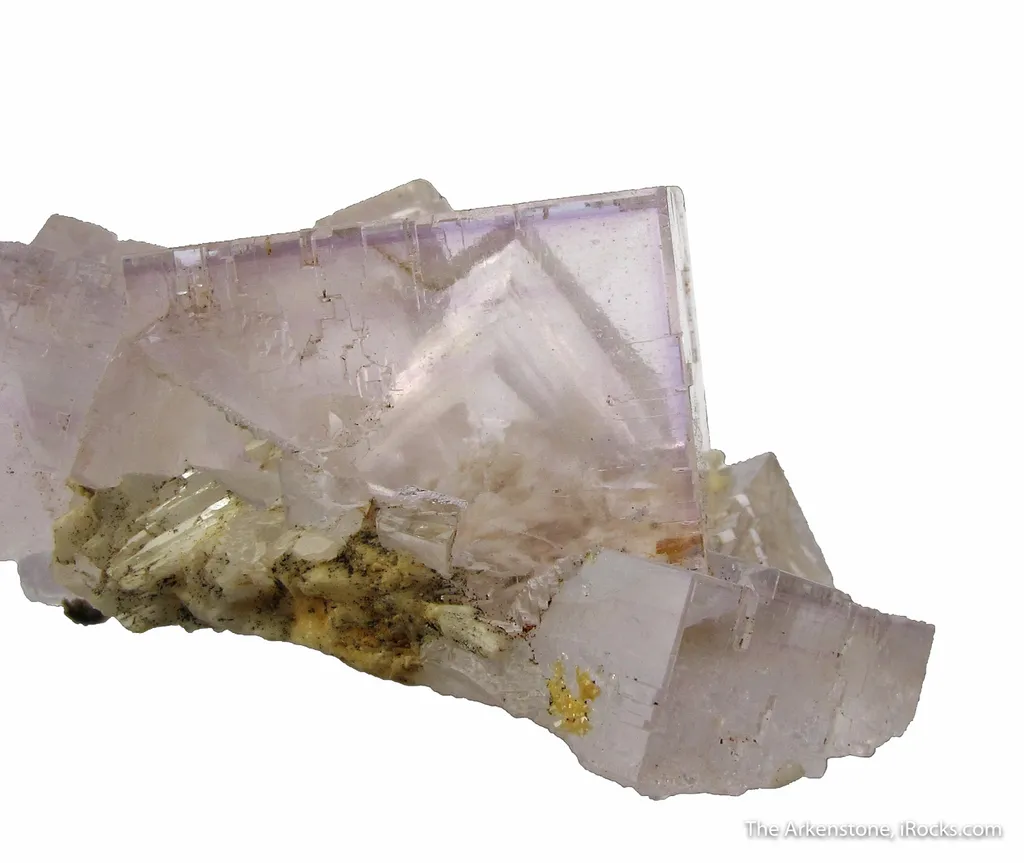 Fluorite on Baryte - image 3