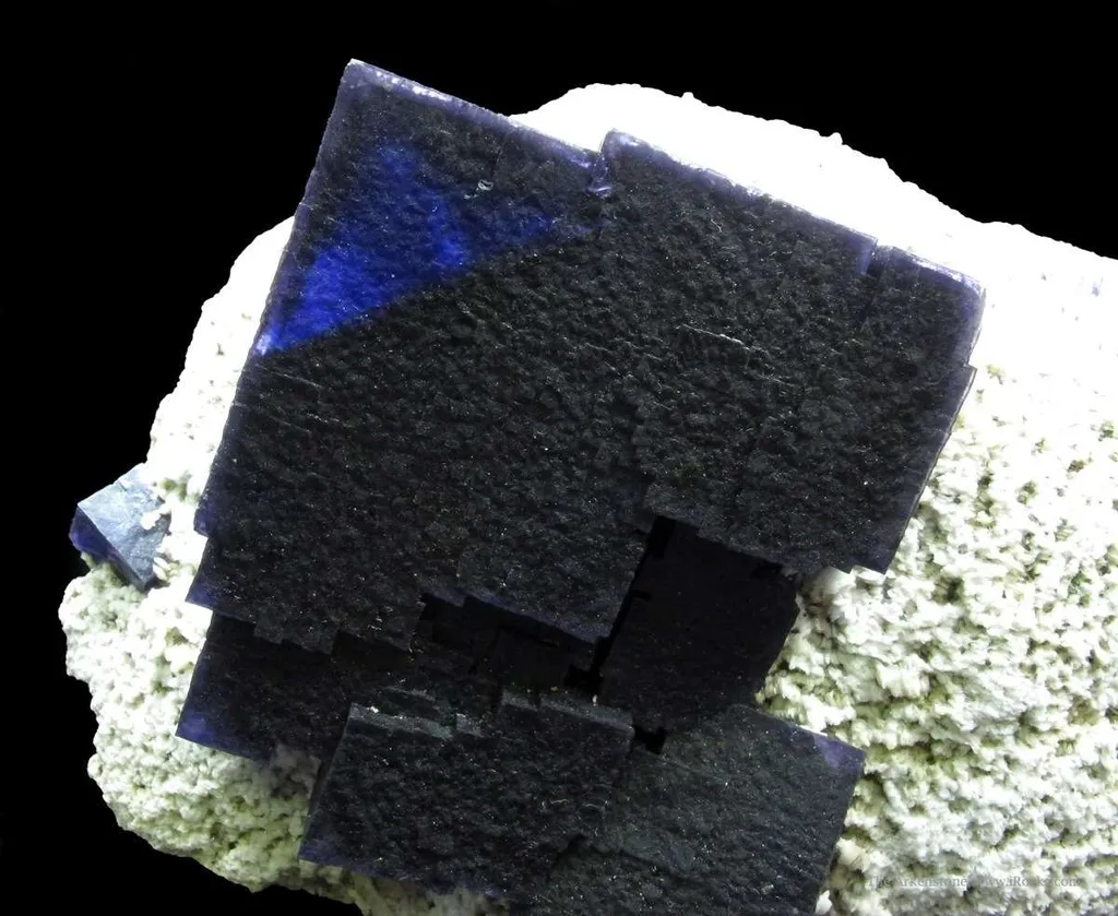 Fluorite on Baryte - image 2
