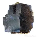 Fluorite on Baryte - image 1