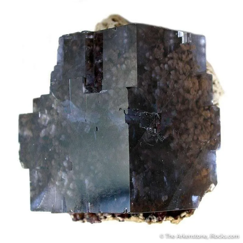 Fluorite on Baryte - image 1