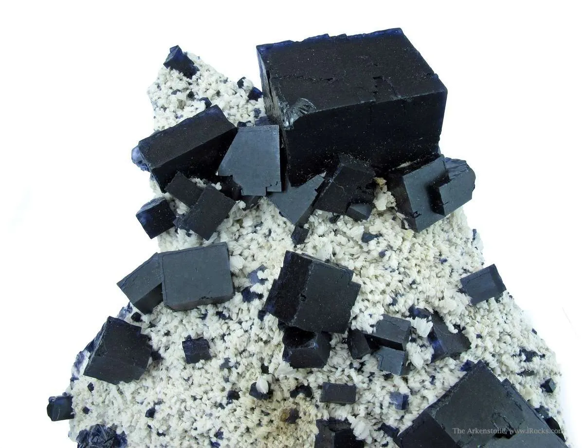 Fluorite on Baryte - image 3