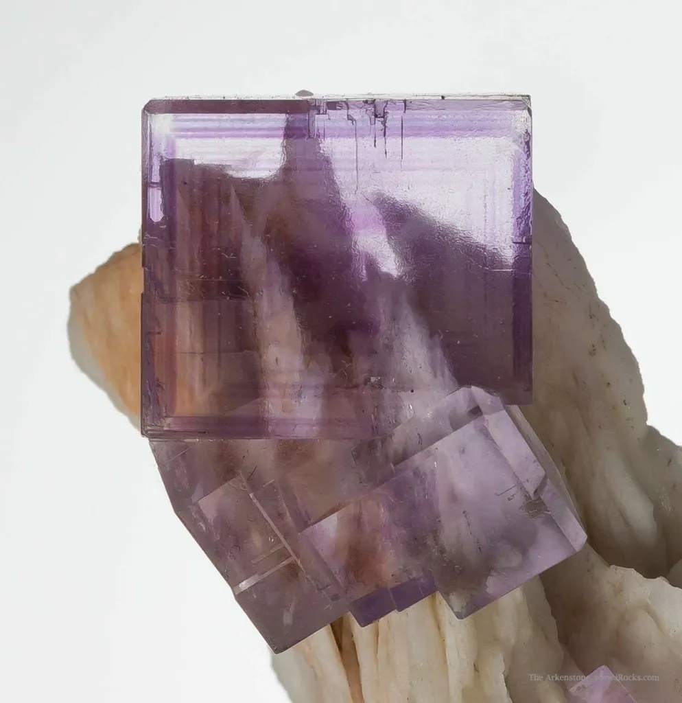 Fluorite on Baryte image